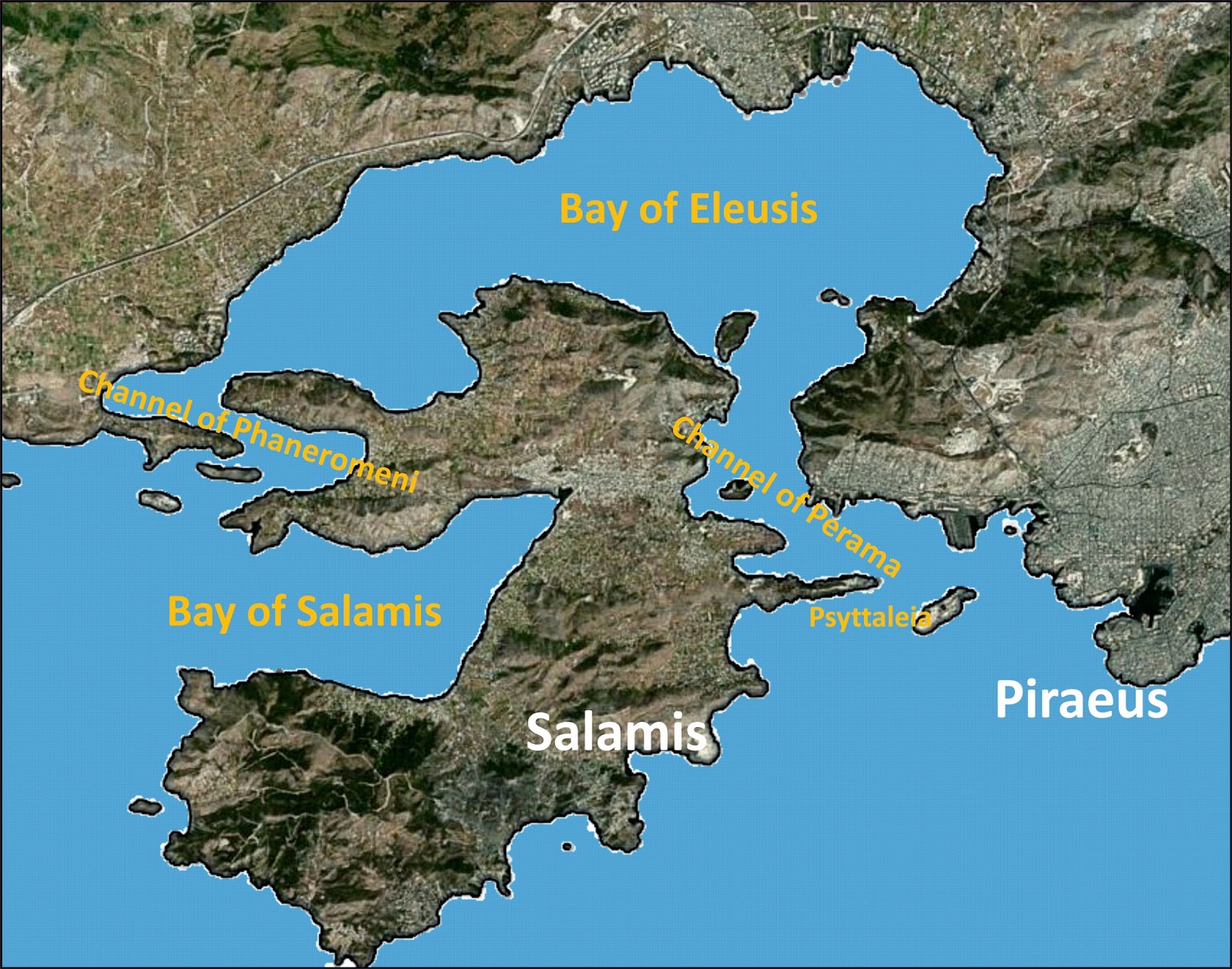 The Battle of Salamis Maps