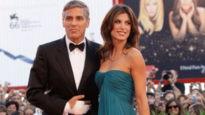 George Clooney Elisabetta Canalis On Berlusconi Sex Trial Witness List