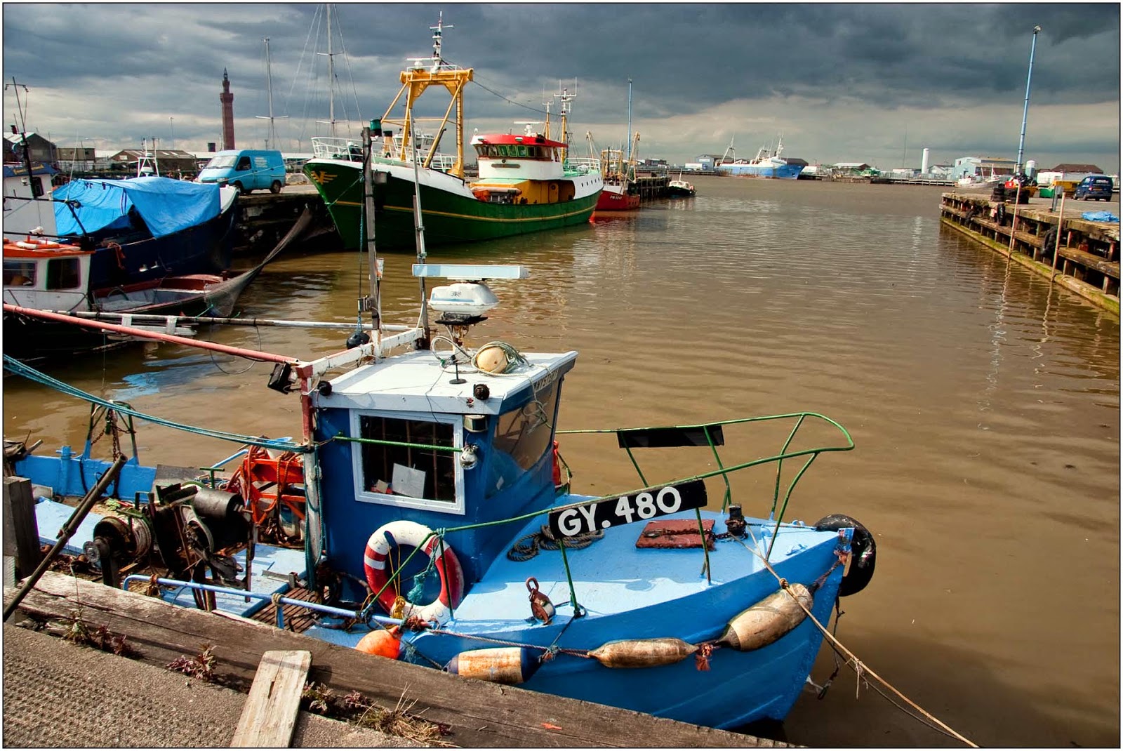 Lincolnshire Cam A few photo's on Grimsby Fish Dock.