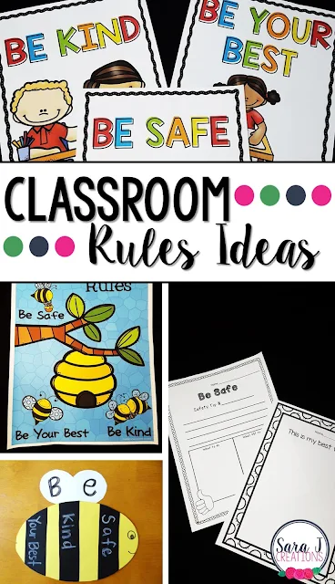 Books, posters, crafts and activities to make setting up classroom rules in an elementary school easy!