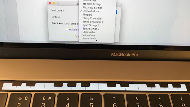 Ứng dụng biến thanh Touch Bar trên MacBook Pro thành đàn piano