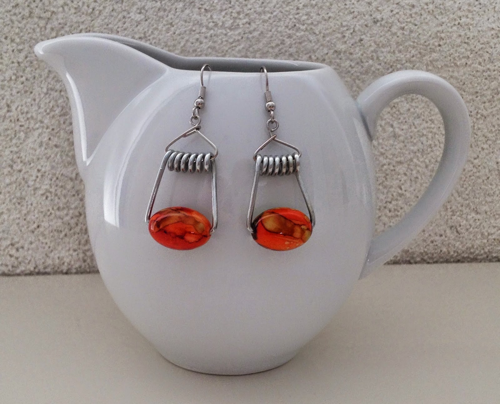 Clothespin Earrings RedIbisGifts