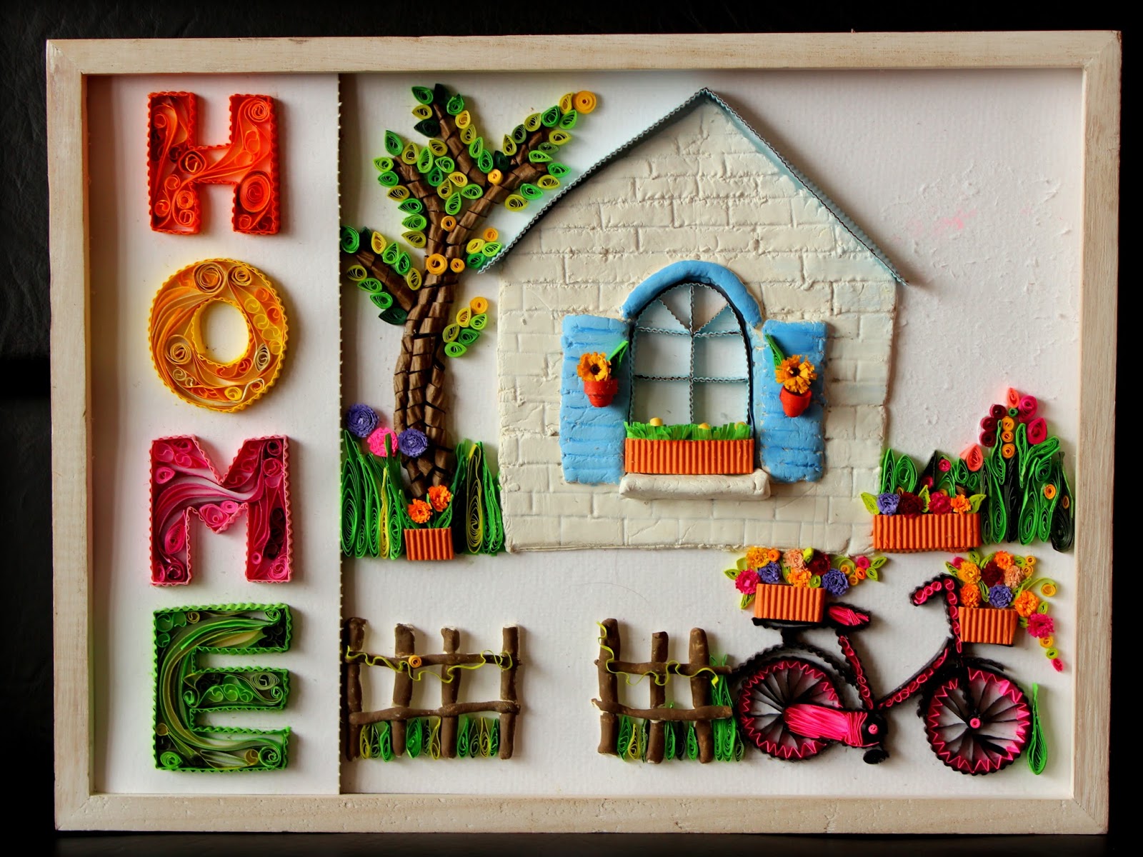 Hook-Paper-Scissors: Quilled Wall Hanging