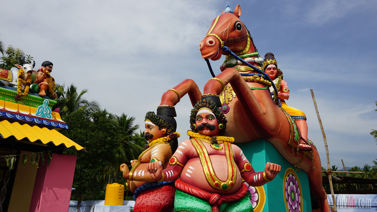 Ayyanar on the horse Ayyanar on the horse