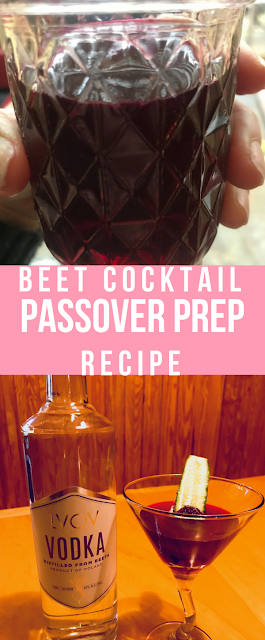 Beet vodka for Passover, or any time