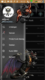 BBM MOD Darkness Dragon v3.2.0.6 APK (BBM Full Transparan Gratis)