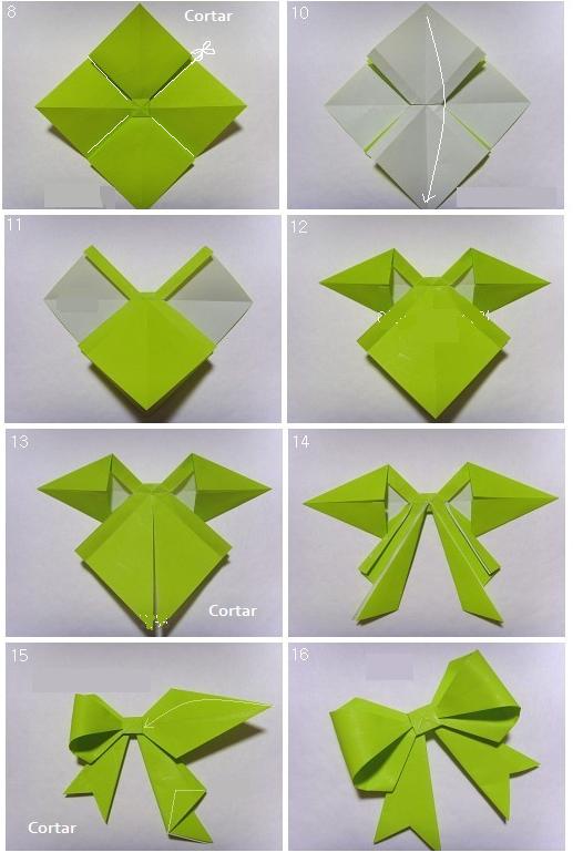 DIY moños! en origami y uno super fácil! Origavi