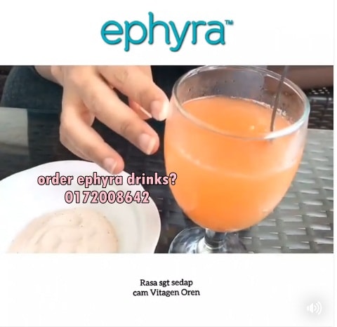 EPHYRA COLLAGEN DRINK: 600x Hebat Dari Vitamin C, 550x Hebat Dari Vitamin E!