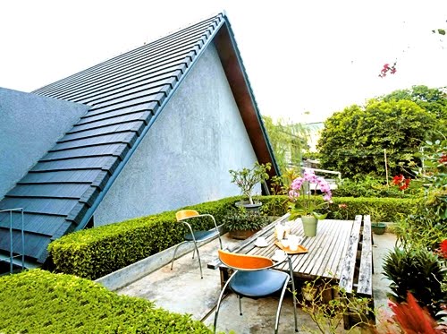 Inspirasi Desain Taman di Atap Rumah