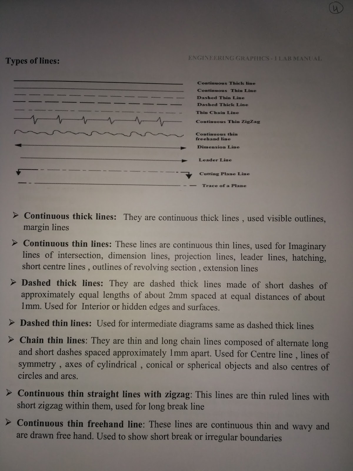 section lines engineering
