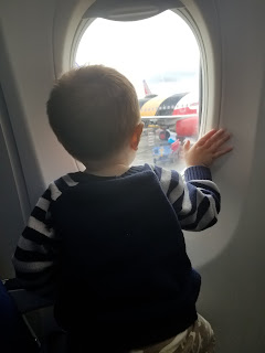 baby getting ready to fly