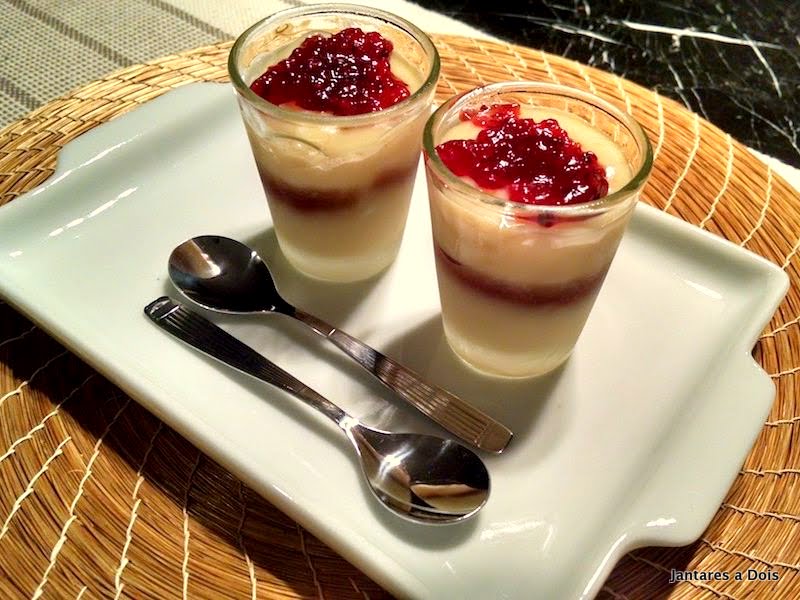 Receita de branquinho com geléia de frutas vermelhas Receita de branquinho com geléia de frutas vermelhas
