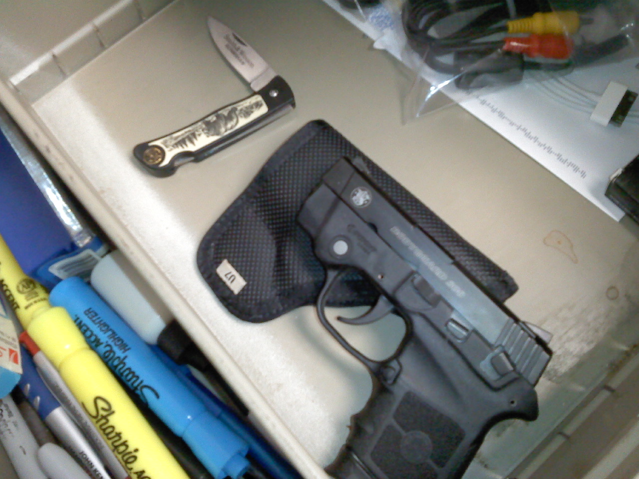 The Feral Irishman What's in Your Desk Drawer?.......Gun Pron