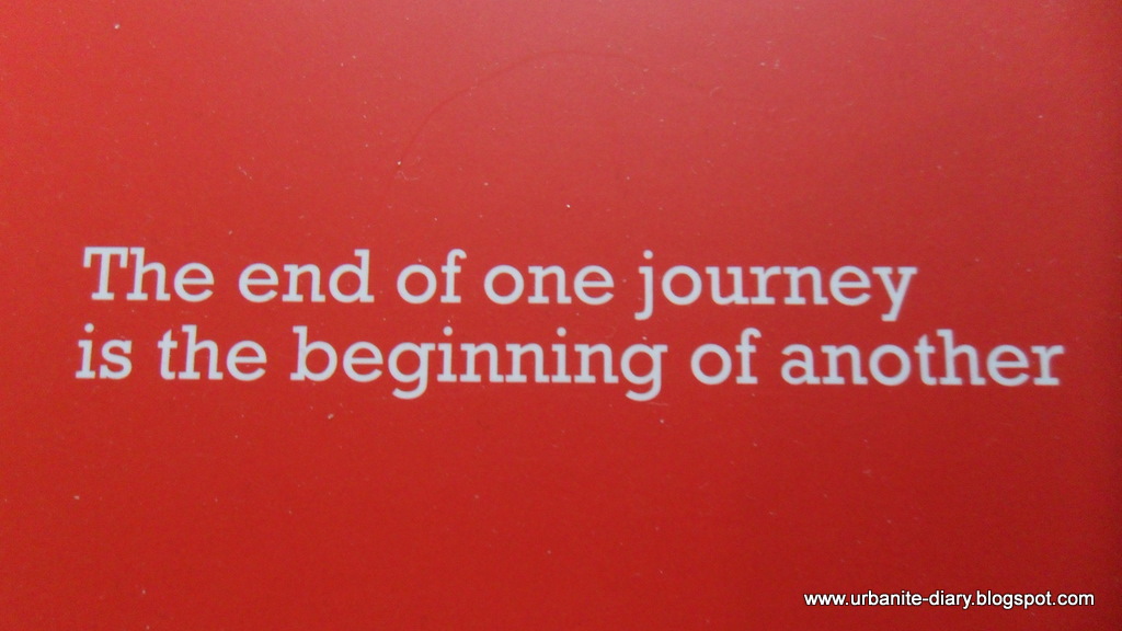 The End Of One Journey Is The Beginning Of Another Sassy Urbanite S Diary