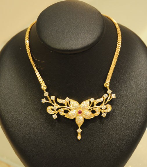 Gold and Diamond jewellery designs: Kirtilals Diamond Collection