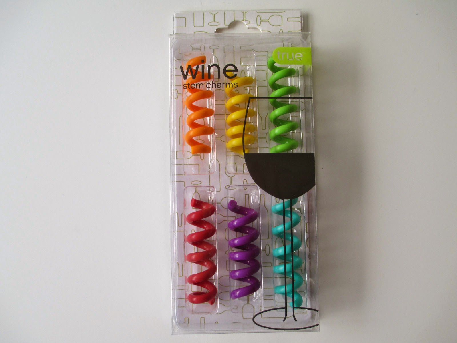 The Tool Ticket Bulletin True™ Silicone Spring Wine Stem Charms Set of 6