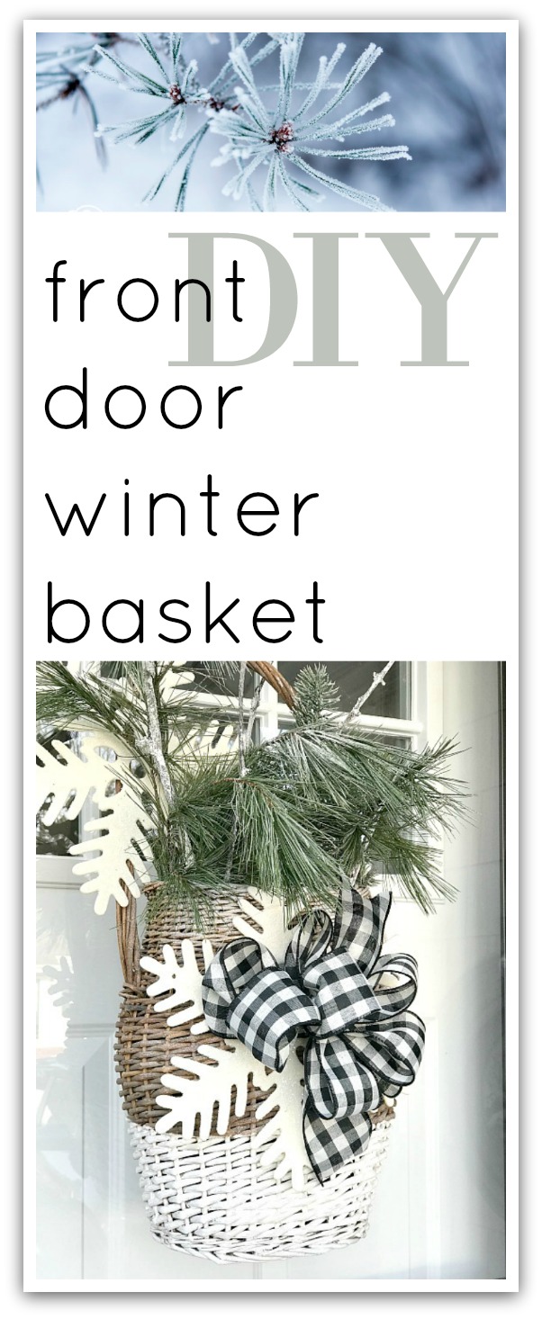 Winter Basket for the Front Door