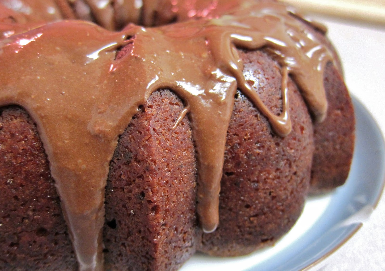 The Vegan Chronicle Chocolate Pound Cake with ChocolatePistachio Glaze