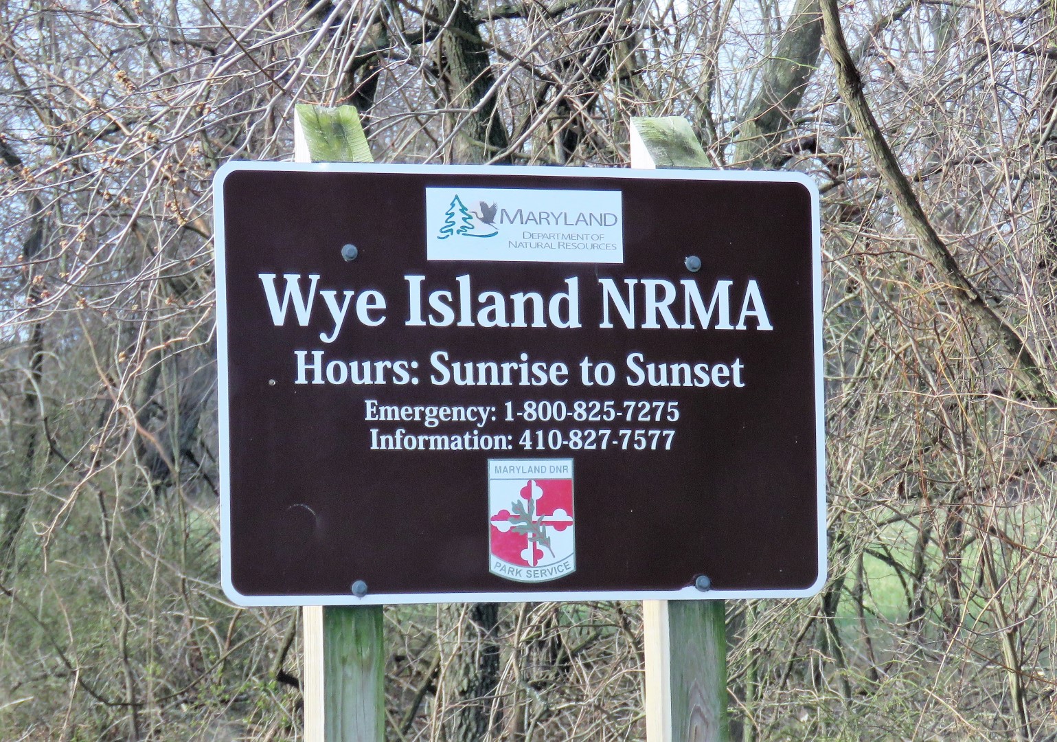 Gone Hikin' Wye Island Natural Resource Management Area, MD