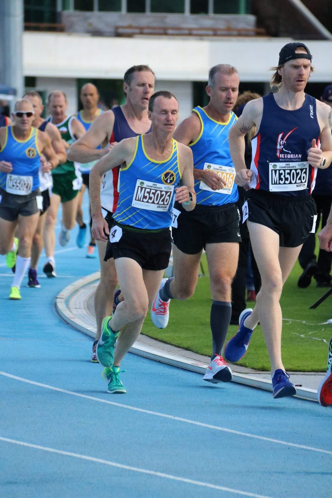 Australian Masters Athletics Championships 10000m 1st M55, 3rd overall