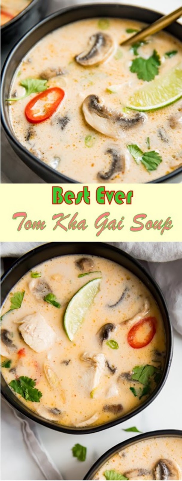 The Best Ever Tom Kha Gai Soup (Thai Coconut Chicken Soup, Whole30, Paleo) The Best Ever Tom Kha Gai Soup (Thai Coconut Chicken Soup, Whole30, Paleo)