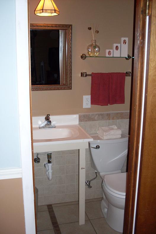 Kitchens & Baths by D'Zyne How we turned a bedroom closet into a powder room, for under 1,000