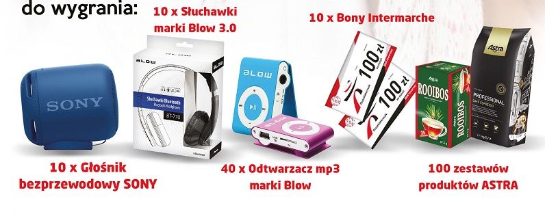 Wygraj odtwarzacz mp3 marki Blow - 40 szt. czeka Konkurs