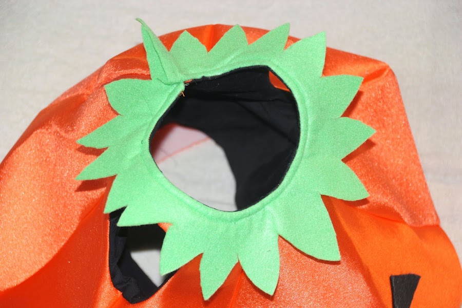 DIY Cómo hacer un DISFRAZ Halloween de CALABAZA para niños (patrón gratis). Blog diy y blog de costura.