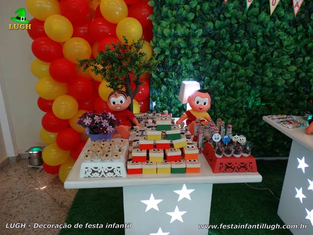 Decoração mesa de tema Turma da Mônica Decoração mesa de tema Turma da Mônica - Festa de aniversário