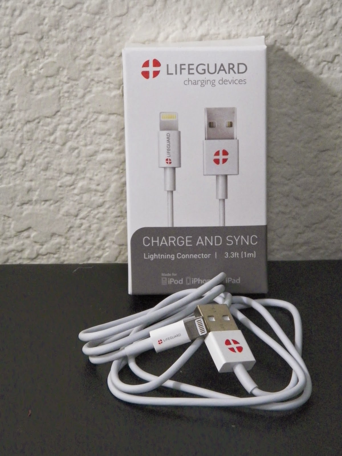 mygreatfinds 3.3 Ft. Charge And Sync Lightning Connector By +LIFEGUARD