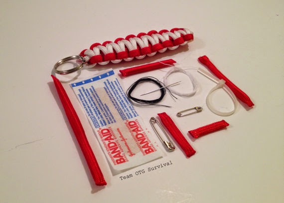Paracord first aid kit