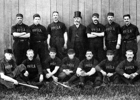 AllTime Philadelphia Phillies Baseball by Decade 18831889