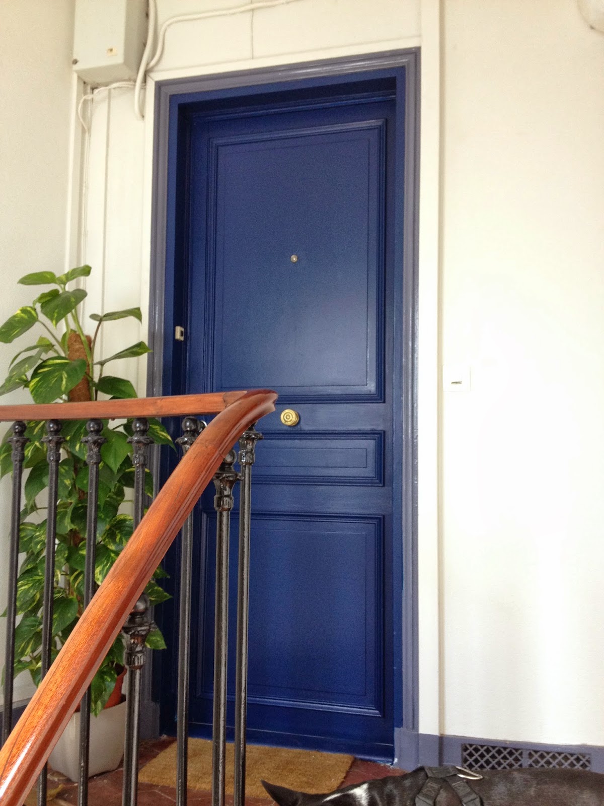 peindre une porte d'entrée