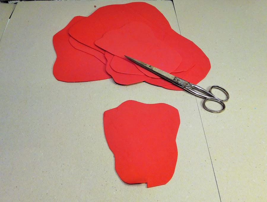 como hacer una flor en foami