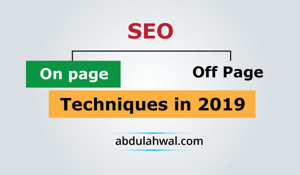 On page SEO Techniques 2019 on page seo techniques 2019