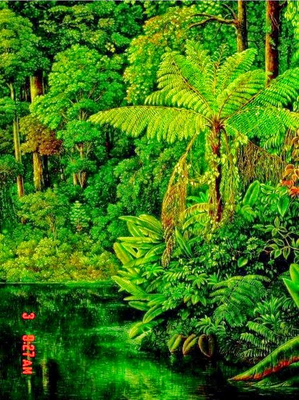 pinturas-al-oleo-de-paisajes-naturales paisajes-naturales-cuadros-realistas