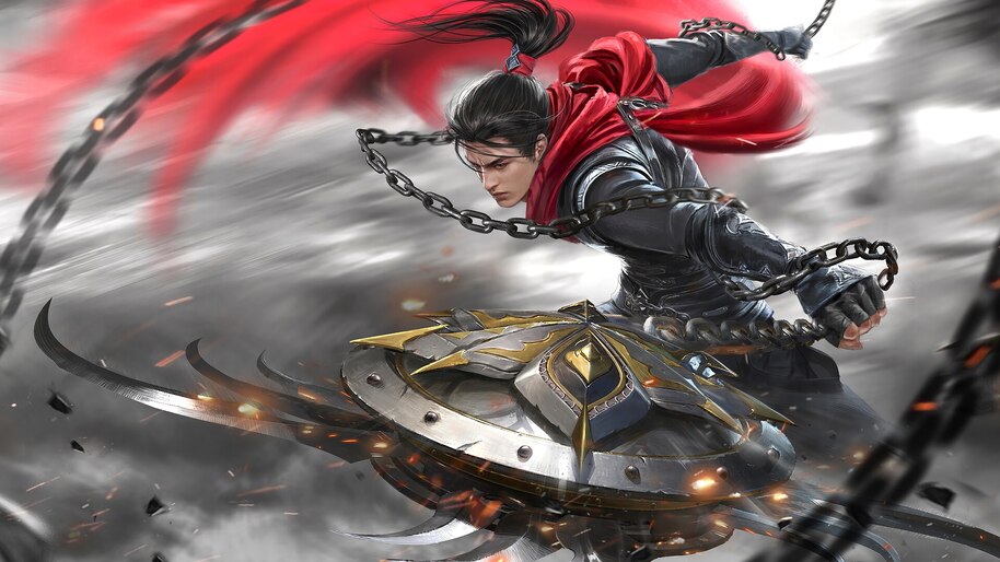 Fantasy Warrior Chain Weapon 4K Wallpaper #4.8
