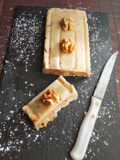 TURRÓN DE NATA Y NUECES #RetoCocinArte