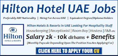 Hotel Jobs In Dubai Abu Dhabi Hilton Careers 2020