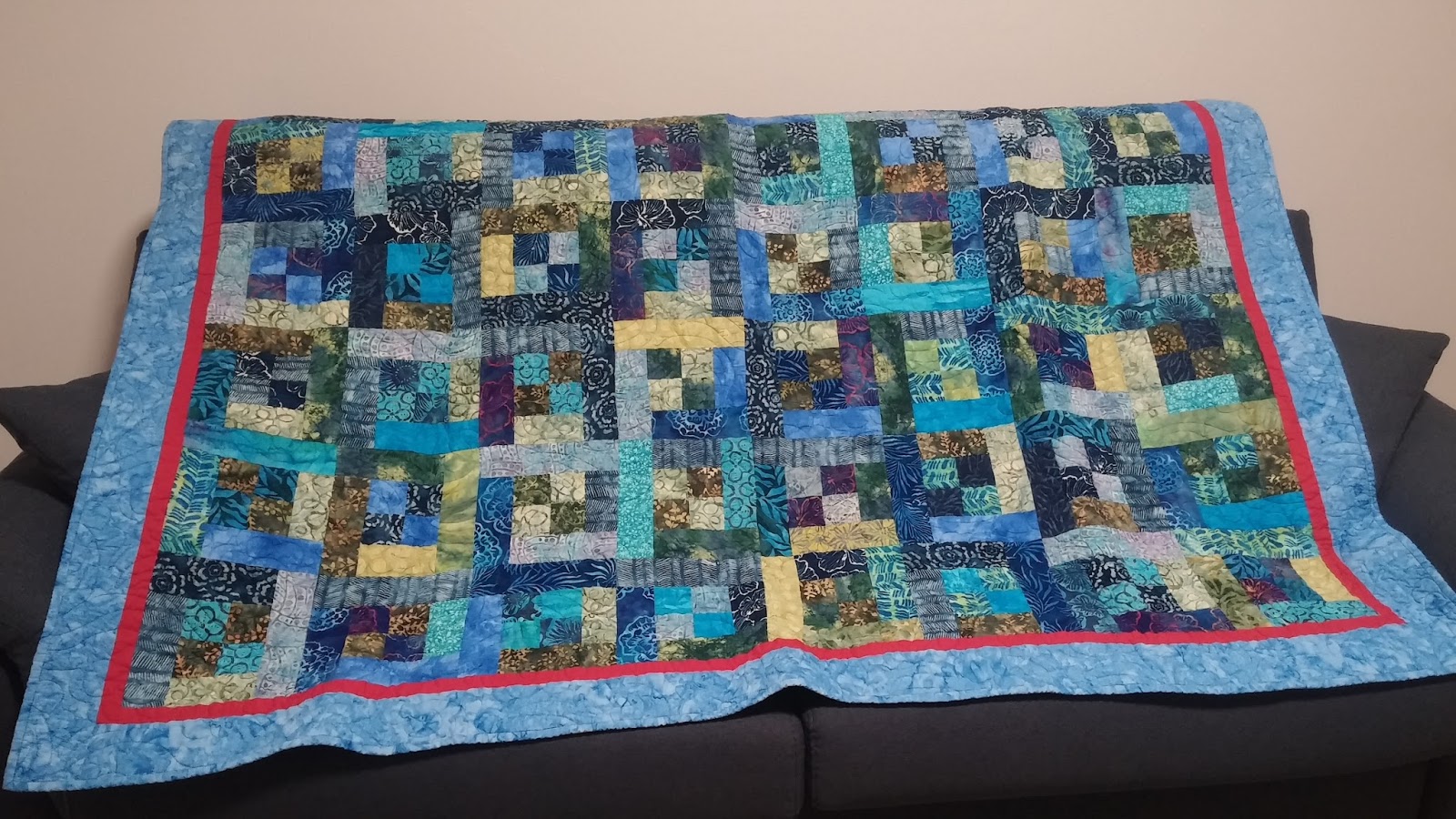 Quilting Corner בס"ד Beautiful Blue Quilt