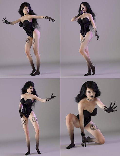 Enchantress Poses and Expressions for Genesis 3 Female