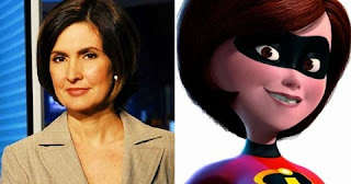 Fátima Bernardes Com este corte de cabelo, Fátima Bernardes parece ter se teletransportado para a animação Os Incríveis