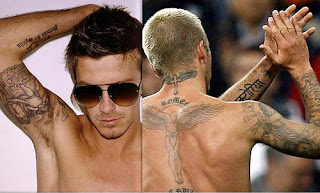 Football players tattoo