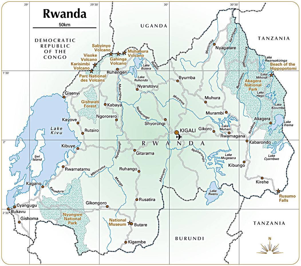 CARTES DU RWANDA