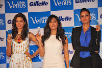 Esha, Chitrangada, Neha at Gillette Venus Shaving System launch event