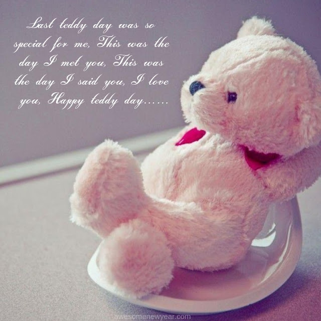 Happy #Teddy Day Quotes for boyfriend