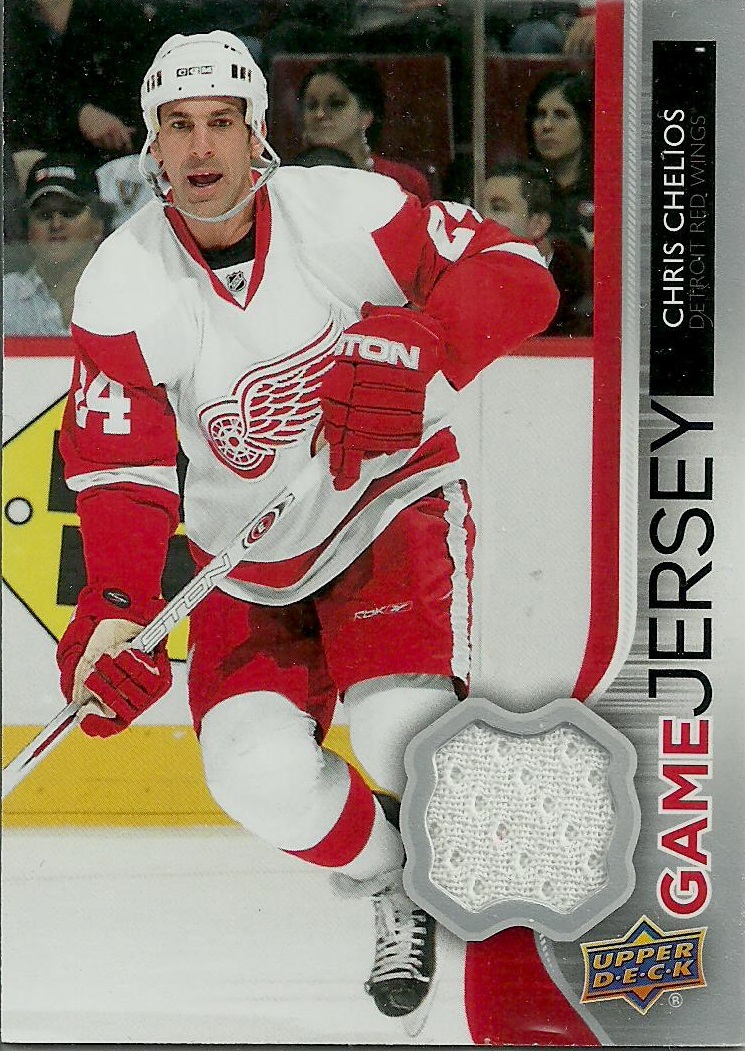 Hell's Valuable Collectibles Chris Chelios Jersey Card