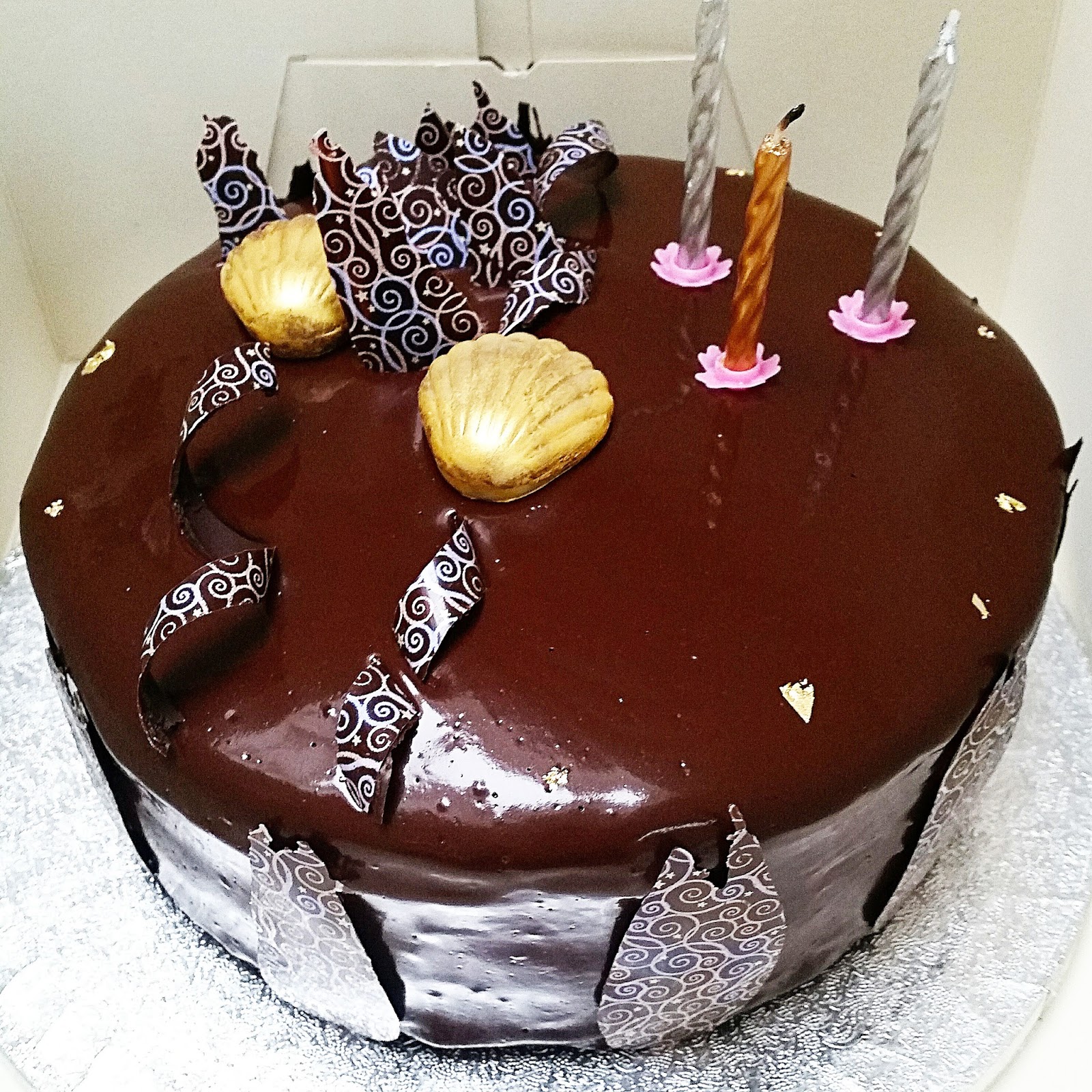 Chocolate Mirror Cake with Whipped Ganache Recipe