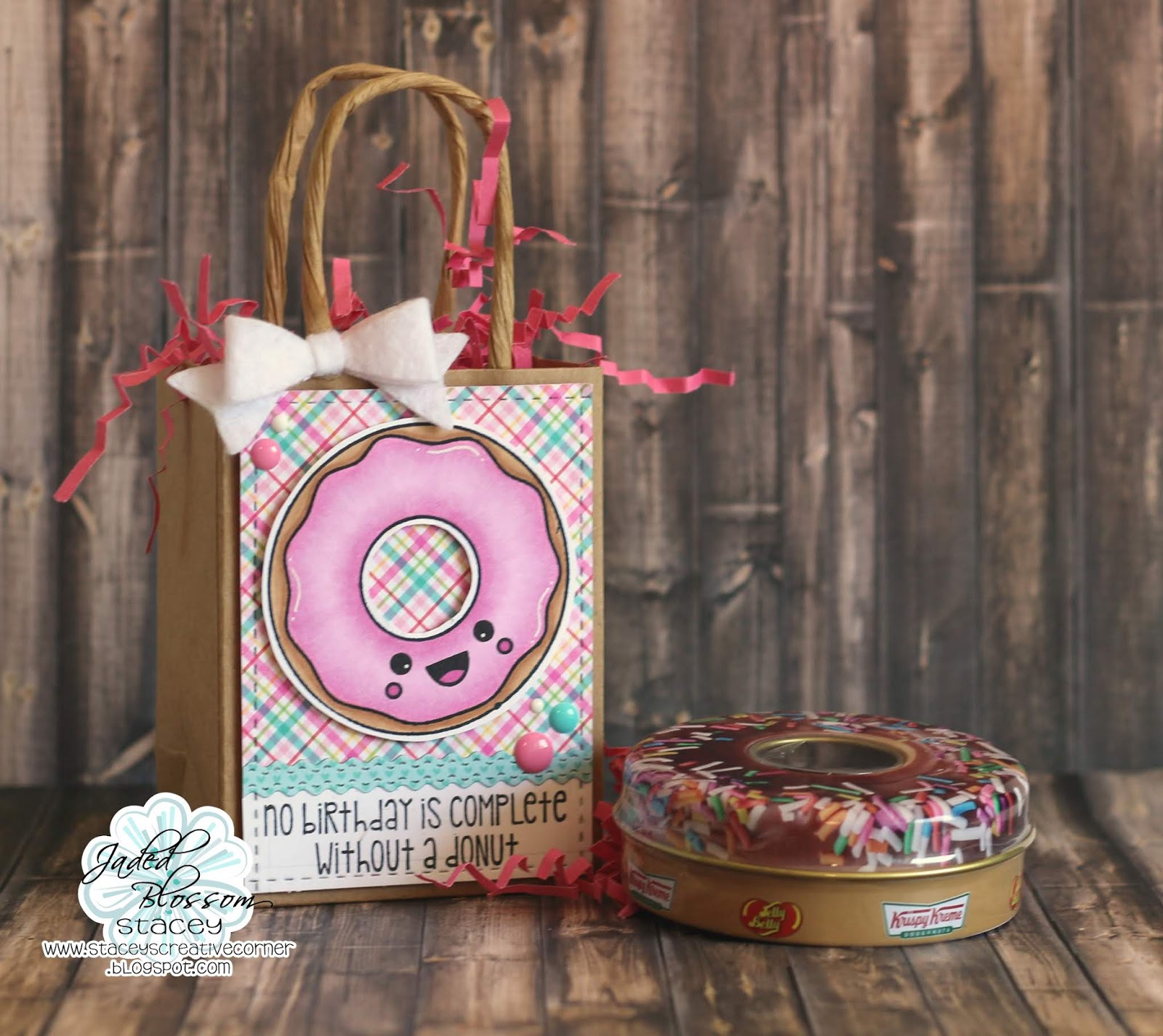 Stacey's Creative Corner Donut Birthday Bag