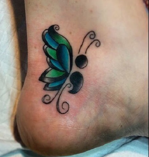 Muito Verde Tatuagem De Borboleta